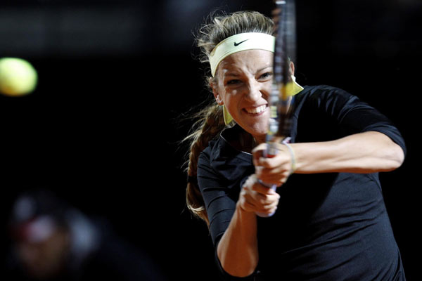 Azarenka withdraws from Rome with shoulder injury