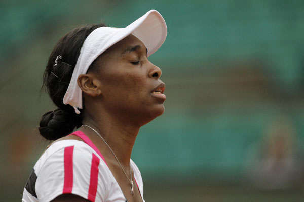 Venus refuses to mope after second round loss