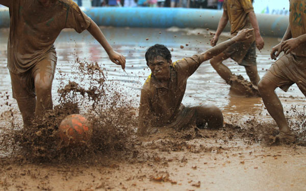 Mud Soccer Cup in Beijing