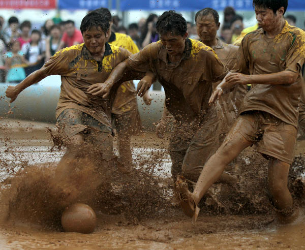 Mud Soccer Cup in Beijing