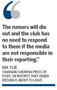 Cloud hangs over Shanghai stars