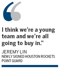 Lin wakes up to find himself beginning Rockets workouts