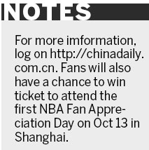 NBA China to hold first Fan Appreciation Day