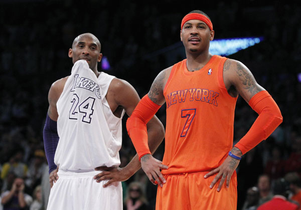 Breaking Down Christmas 2012 Uniforms for Lakers, Knicks, Heat