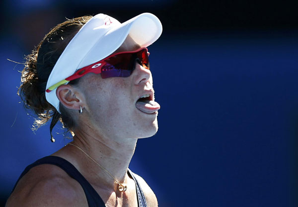 Australia's Stosur knocked out of home slam early, again