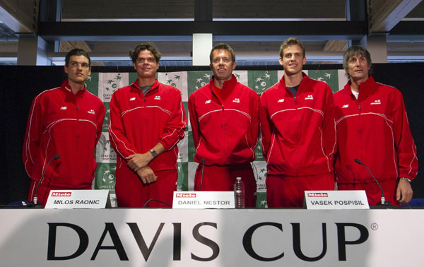Tennis powerhouses team up for Davis Cup draw