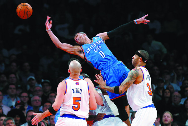 Thunder hold off Smith, Knicks as Anthony sits