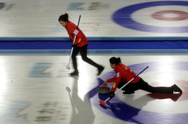 China claims second victory in curling world cup