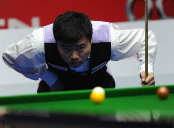 Ding suffers first-round exit at snooker China Open
