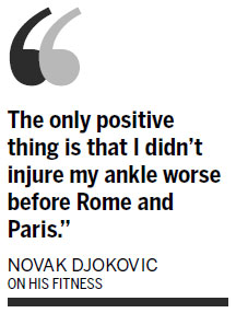 Djokovic, Federer, Murray look for Rome boost