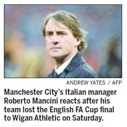 Mancini turns on City over reports