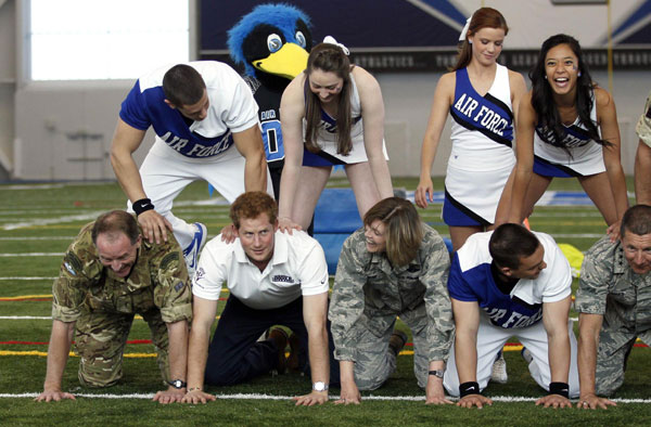 Prince Harry, injured US officer launch Warrior Games