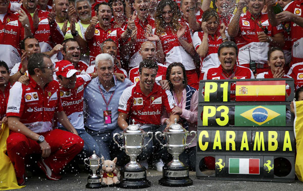 Alonso wins Formula One Spanish Grand Prix