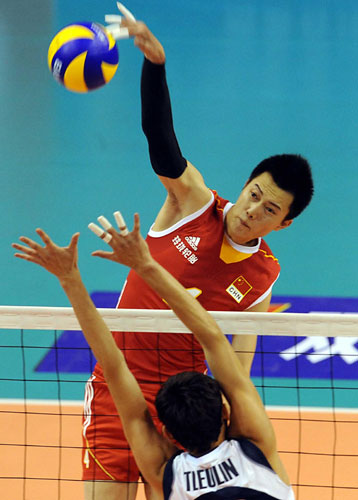 China defeats Kazakhstan at men's volleyball tournament