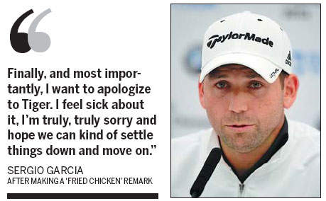 Garcia sorry after 'fried chicken' slur