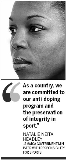 Jamaican star sprinter tests positive