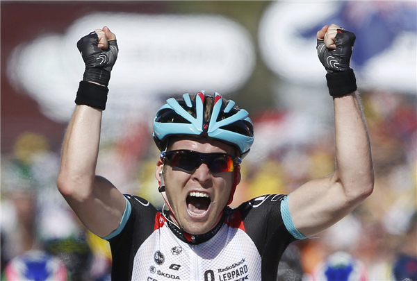 Bakelants claims Tour de France second stage