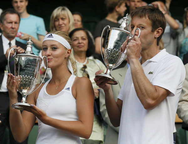 Nestor and Mladenovic win Wimbledon mixed doubles title
