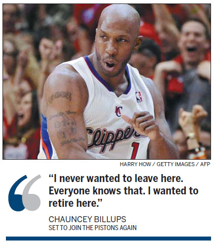 Pistons take aim at old glory by bringing back Billups