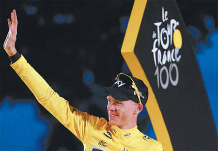 Froome rejoices over Sky-high win