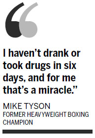 I was on verge of dying, says Tyson