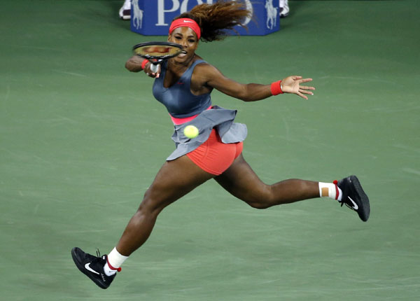 Serena doles out double bagel to reach semis