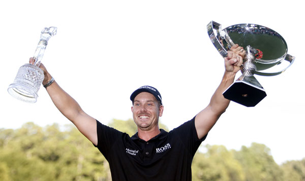 Henrik Stenson takes home biggest payoff in golf