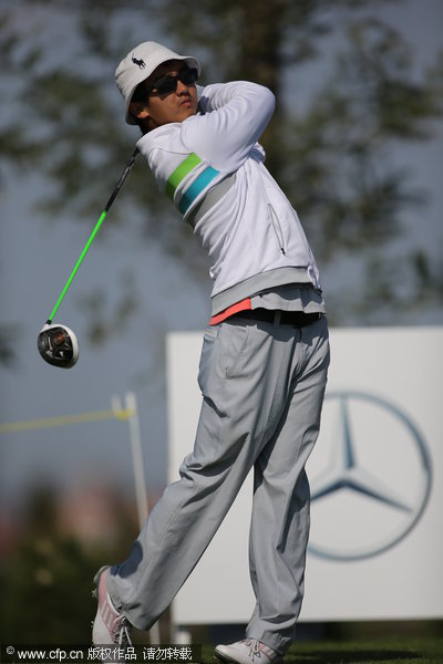 Dou rises to 2nd at Asia-Pacific Amateur Golf Champ