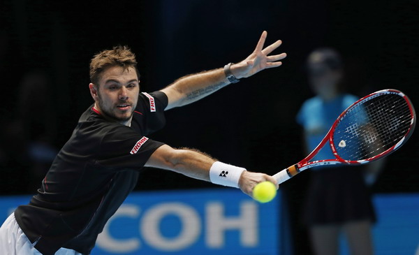 Wawrinka, Del Potro cruise on first day of ATP Finals