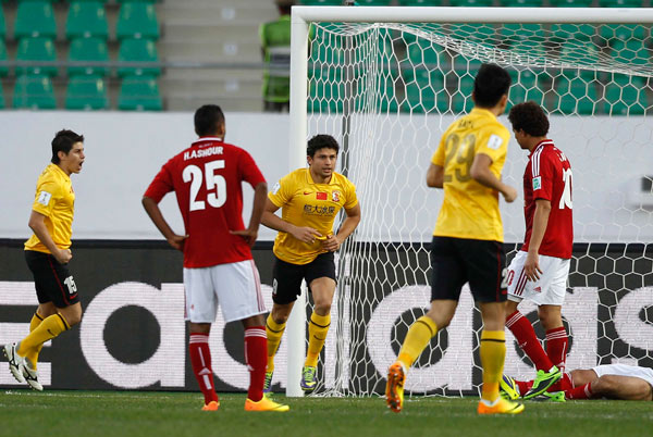 Guangzhou beats Al-Ahly 2-0 at Club World Cup