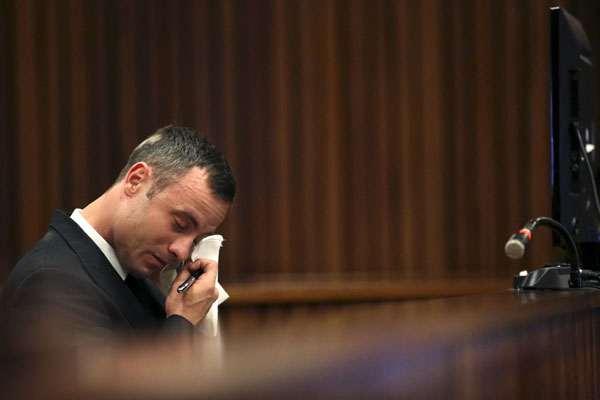Pistorius on the line now in murder trial