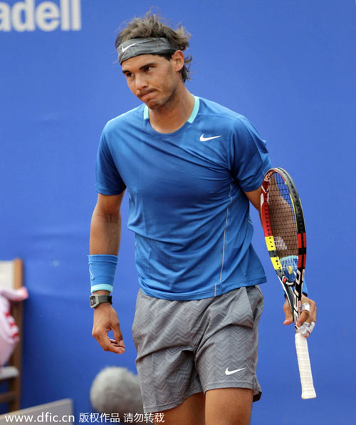 Nadal sent tumbling out of Barcelona Open