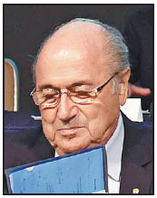 Blatter kicks out at FIFA 'destructors'