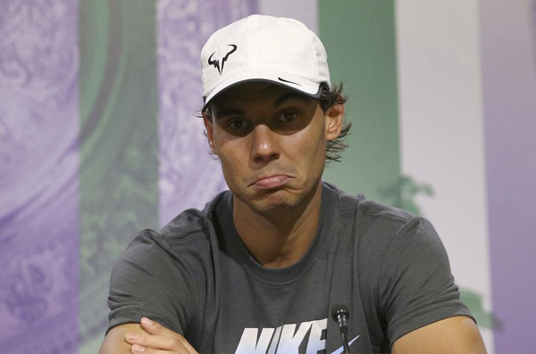 Nadal, Sharapova lose; Serena leaves with illness