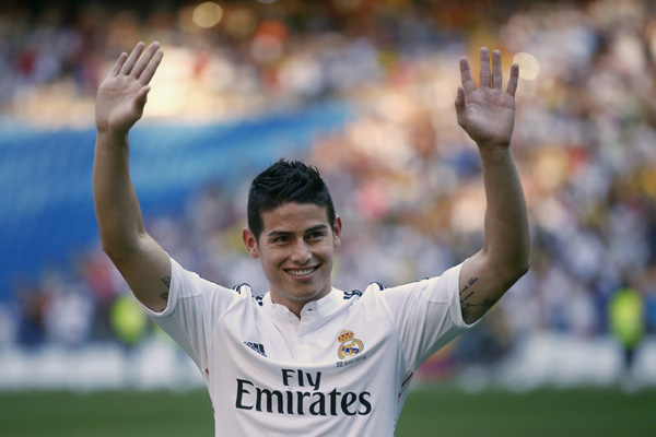 James Rodriguez joins Real Madrid