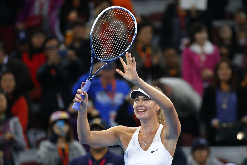 Djokovic seals fifth China Open title, Sharapova wins