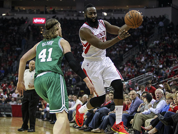 Rockets beat Celtics in home opener