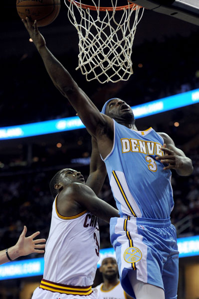 Lawson, Afflalo lead Nuggets past Cavaliers 106-97