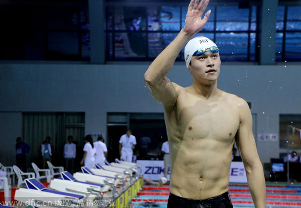 Olympic champ Sun Yang failed doping test in May