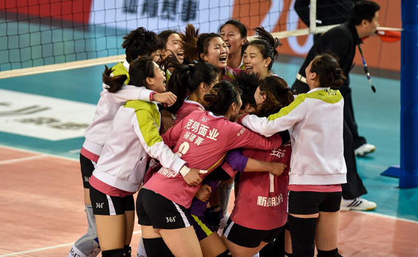 Chinese volleyball league see a boost despite Evergrande's quit