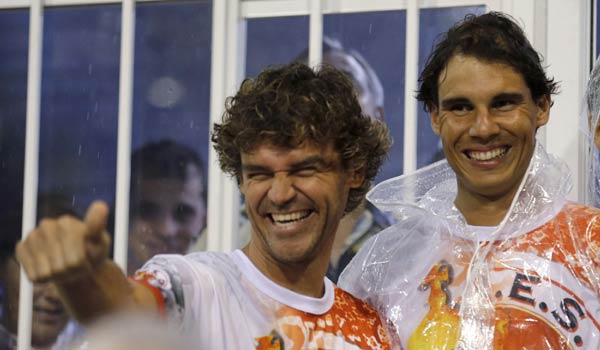 Nadal experiences 'unforgettable' Rio Carnival in rain