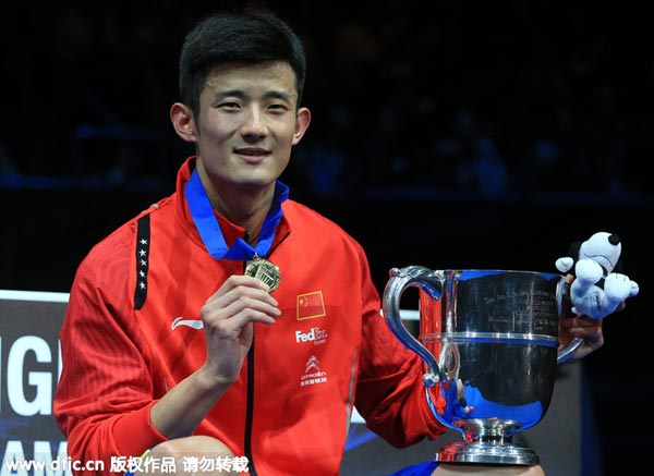 Chen Long finally lives up to his name as world No 1