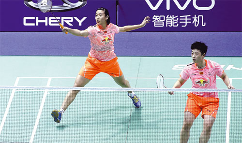 Badminton action heats up