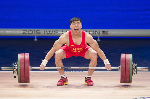 Chen Lijun of China breaks two weightlifting world records