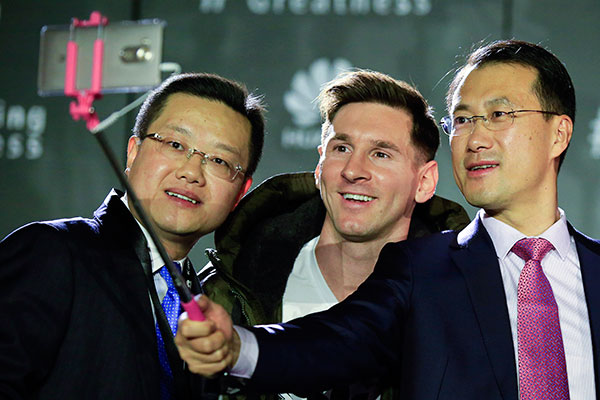 Huawei enlists Messi to reach global goals