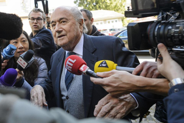 Blatter says European draws have been fixed
