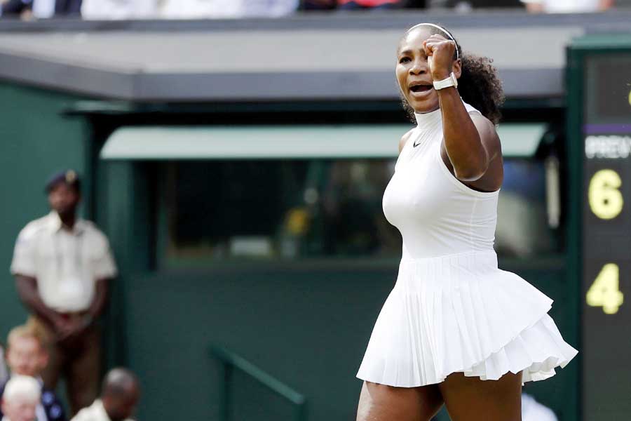Serena batters Pavlyuchenkova to join Venus in semis