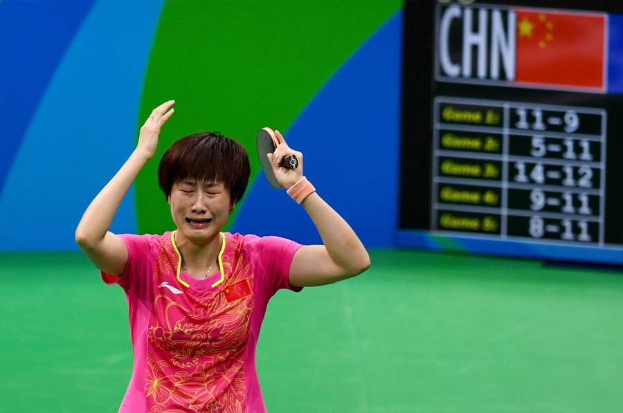 Ding Ning gets sweet revenge against teammate for singles gold