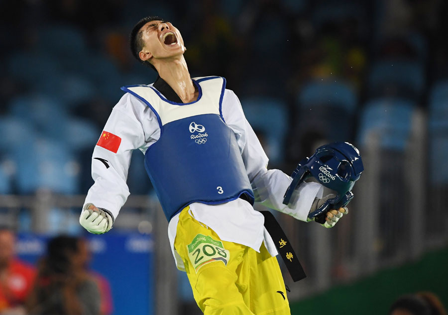 Zhao Shuai wins China's first gold medal in men's taekwondo
