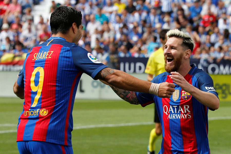Barca make changes but sweep past Leganes